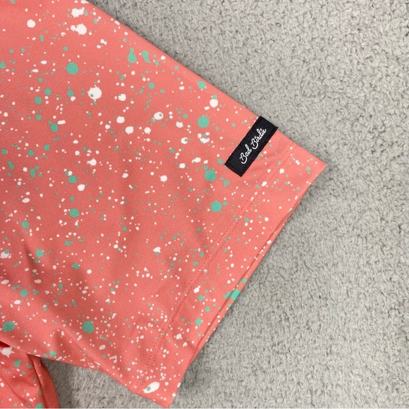 Bad Birdie Men's Size M Performance Stretch Short Sleeve Golf Polo Shirt Medium - Picture 5 of 8